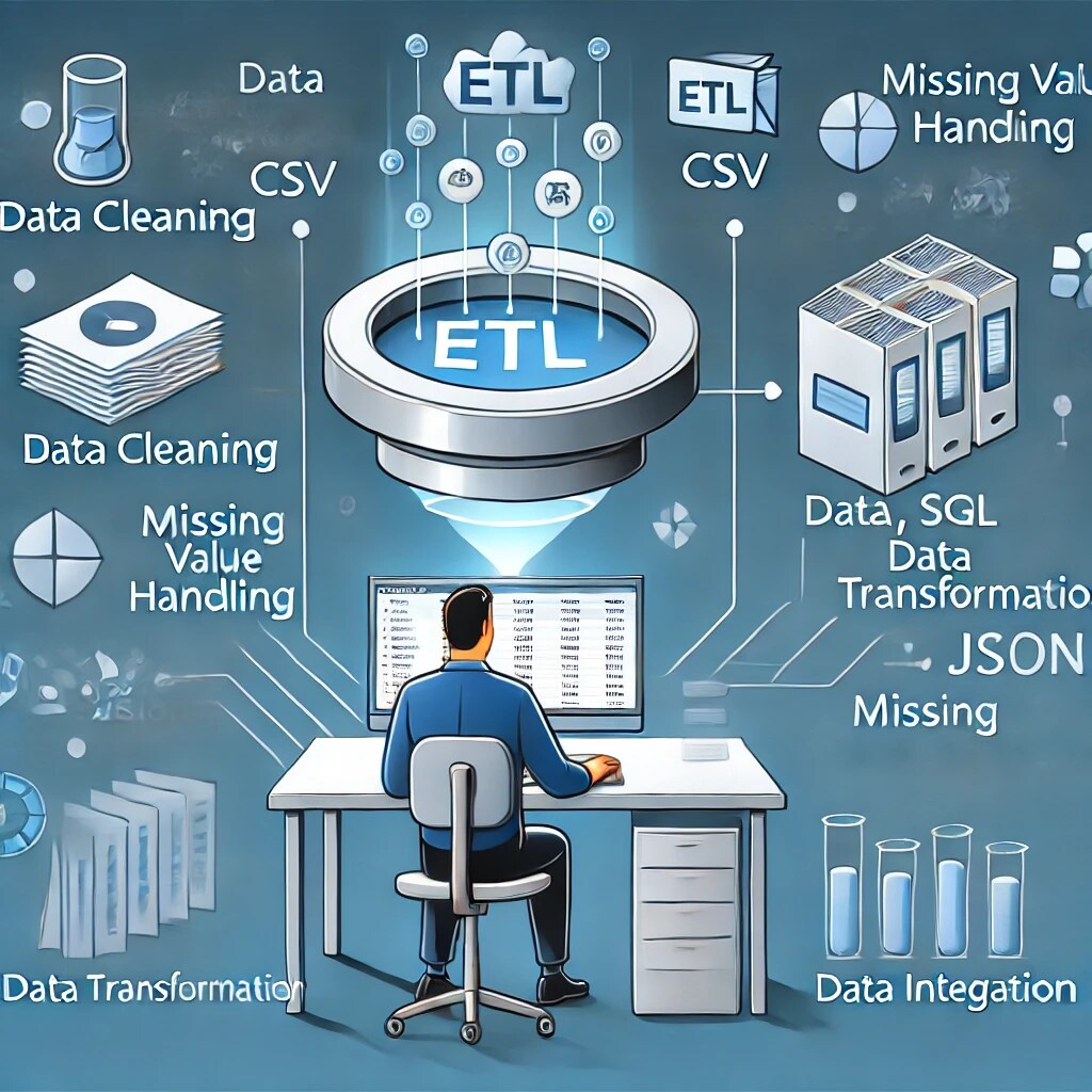 データ前処理・ETL代行を行います データのクレンジングをプロにお任せ！分析・業務効率化サポート イメージ1