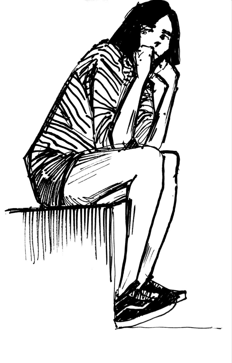 モノクロイラスト描きます 挿し絵調、アイコン風、似顔絵などを描いていきたいと思います。 イメージ4