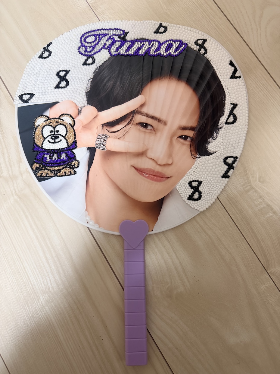 推活うちわのデコパーツ作ります 推し活をもっと可愛くお手伝いします イメージ1