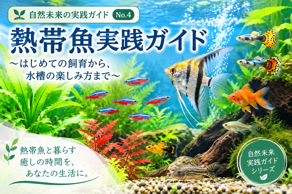 熱帯魚実践ガイドます 熱帯魚の飼育や水槽づくりを分かりやすく解説 イメージ1