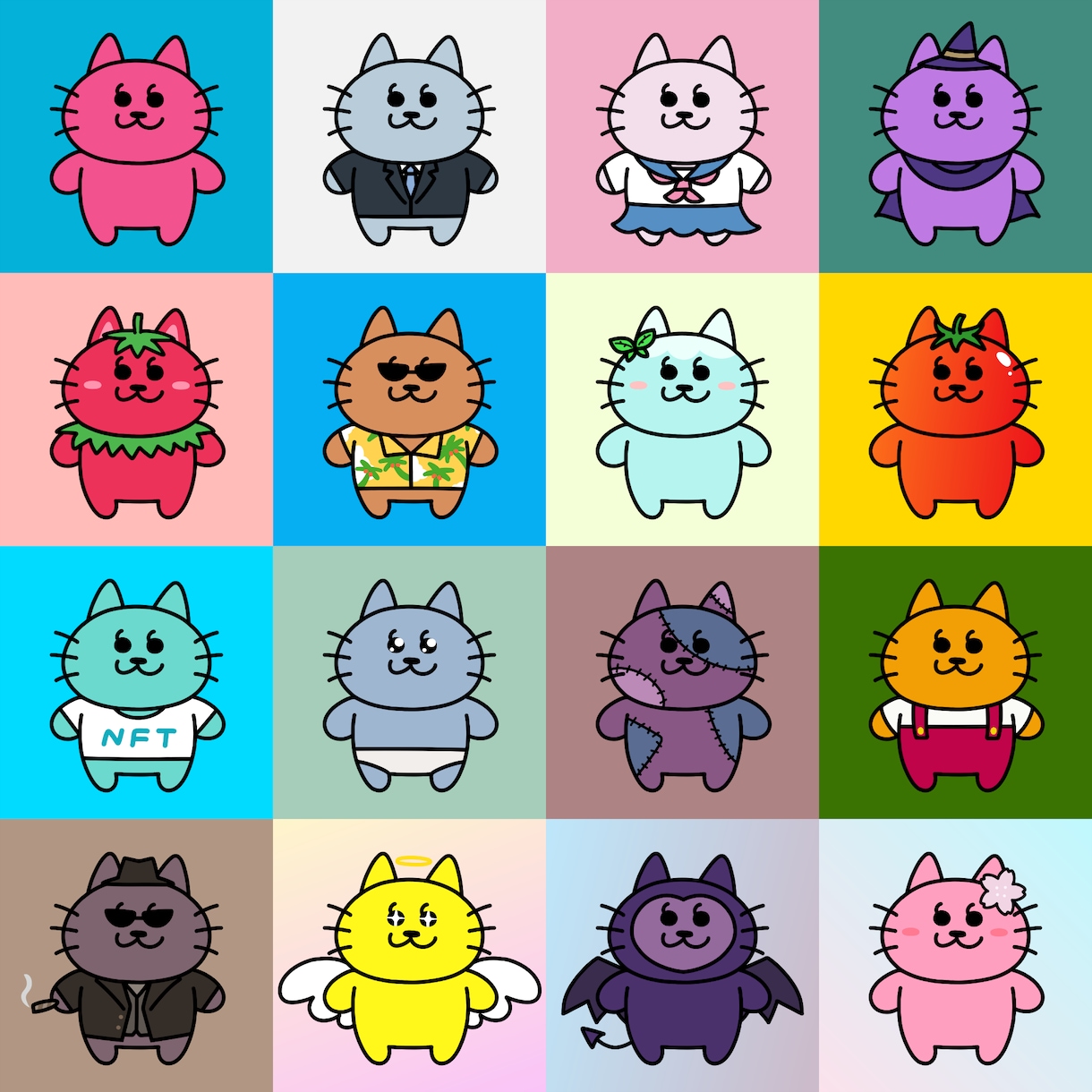ポップなキャラクターのLINEスタンプを作ります コミカルなテイストが得意です！0からデザインも可能です イメージ8
