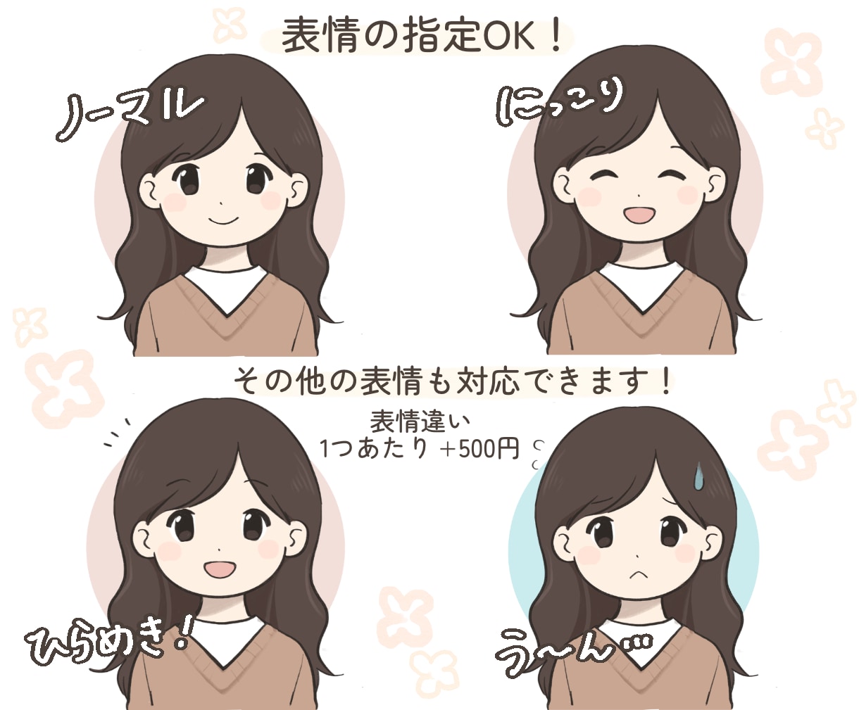 商用可◎明るくて印象の良いアイコン描きます ゆるかわ！でもキレイめ！使いやすさ抜群です！ イメージ2