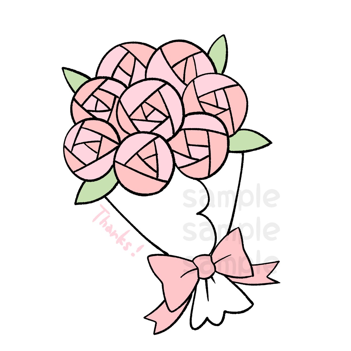 ほっこり☺︎シンプルなイラスト作成します 商用OK！ちょっとした挿絵や記念に◎ イメージ4