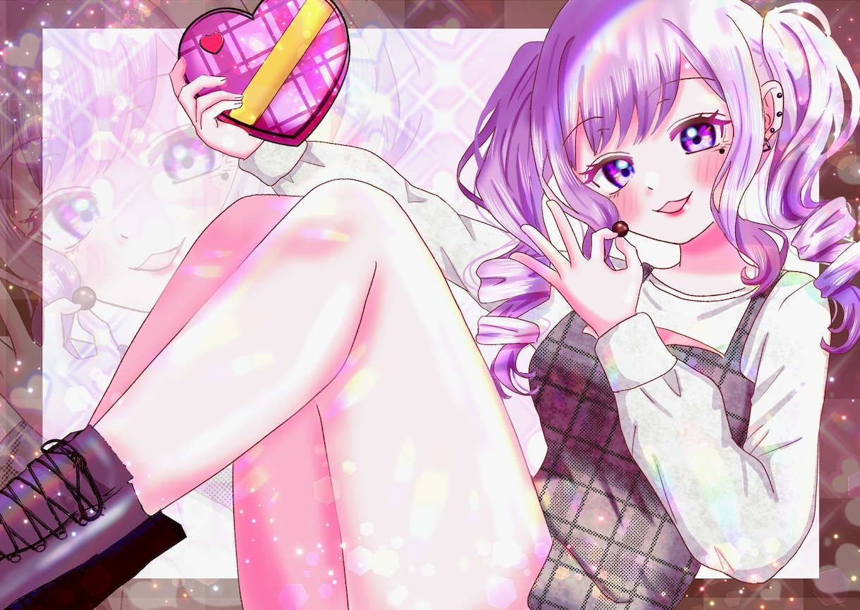 ふんわり雰囲気の可愛い女の子を描きます 商用利用可！サムネイル・アイコン・装画用のイラスト描きます！ イメージ3