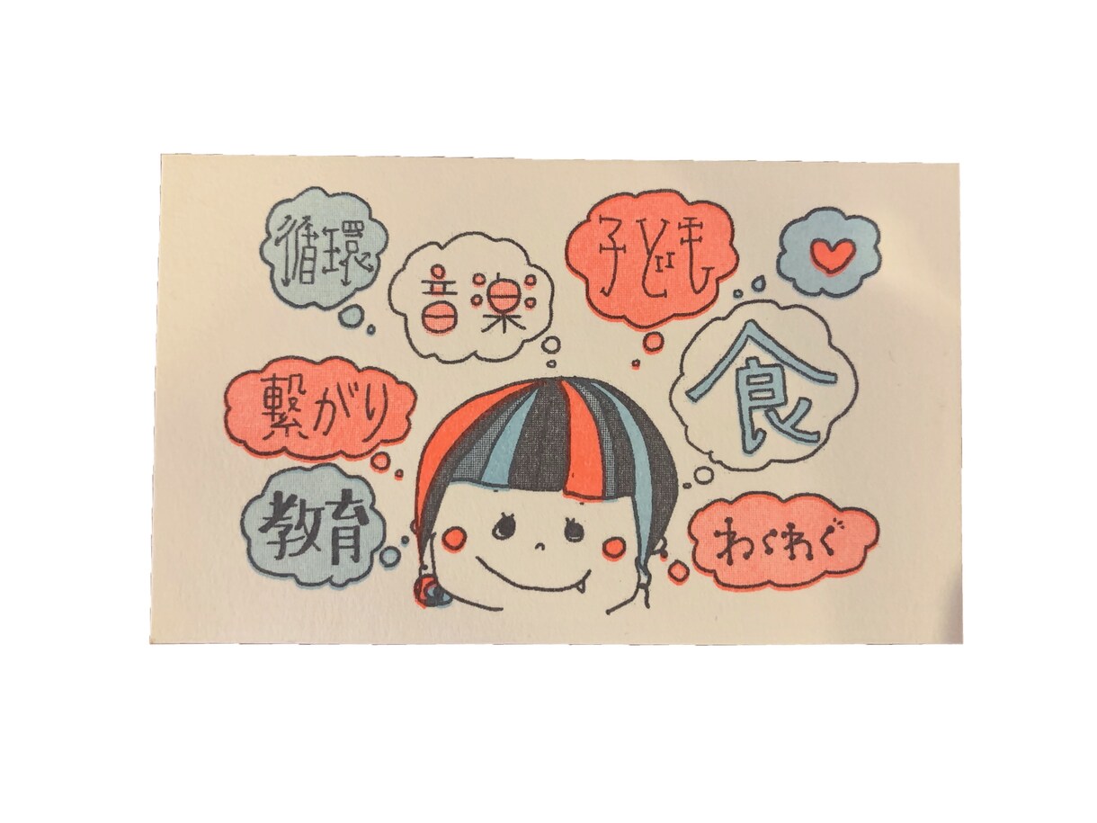 あなたを伝える名刺を、手描きでおつくりします ！紙って、やっぱりあったかい。想いを一枚に込めて表現しよ。 イメージ7