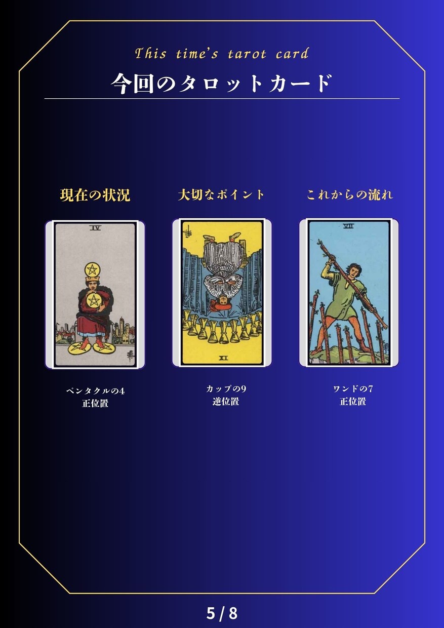 本質と今を読み解く数秘術タロット鑑定を行います 生まれ持った本質と今の流れから、進む道を照らします イメージ6