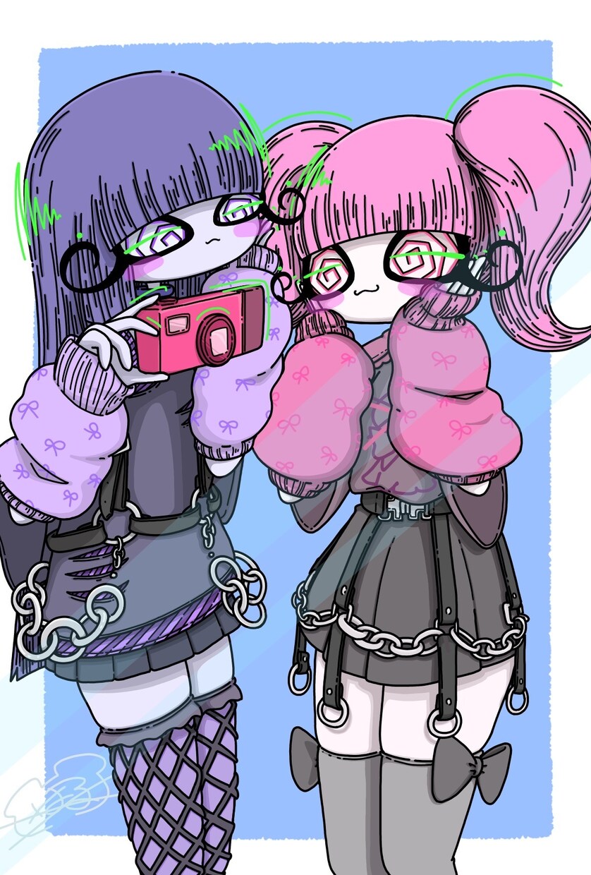 ポップなカートゥーン風イラスト描きます あなたのキャラクターをポップでかわいい１枚イラストに！ イメージ4