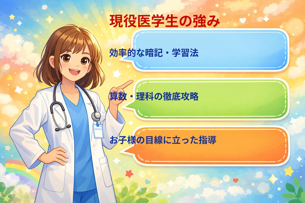 ビデオチャットで中学受験の全教科指導します 偏差値40から第一志望校へ！経験豊富な家庭教師が徹底サポート イメージ1