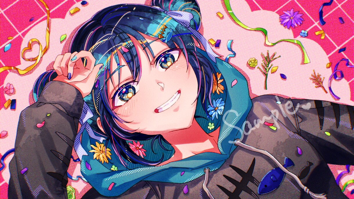 動画用イラスト制作します ボカロUTAUや歌ってみたのサムネイルを個性的に演出！ イメージ3