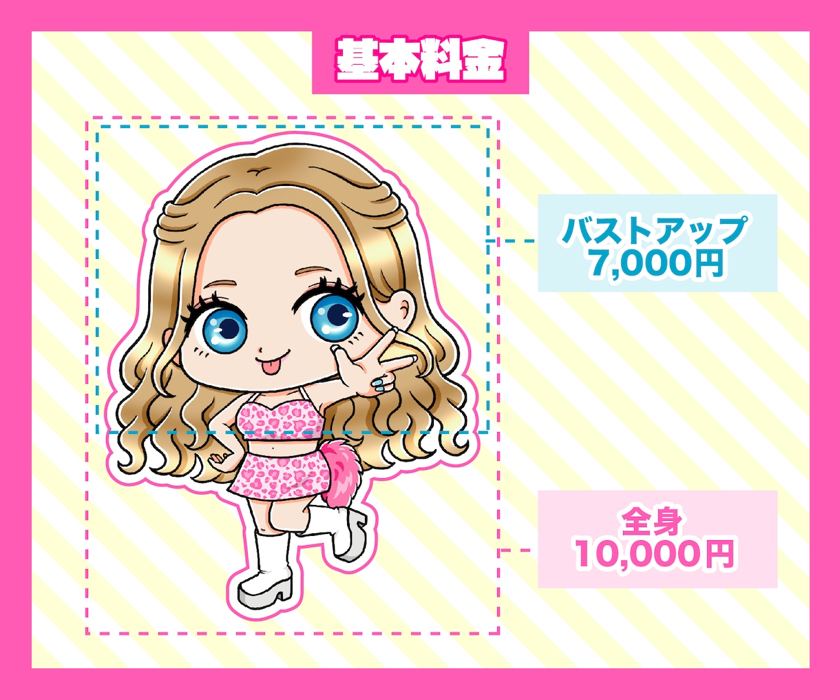 おしゃれでかわいい！SDキャラ、ミニキャラ描きます グッズ/アイコン/配信立ち絵/ギフトに！ イメージ2