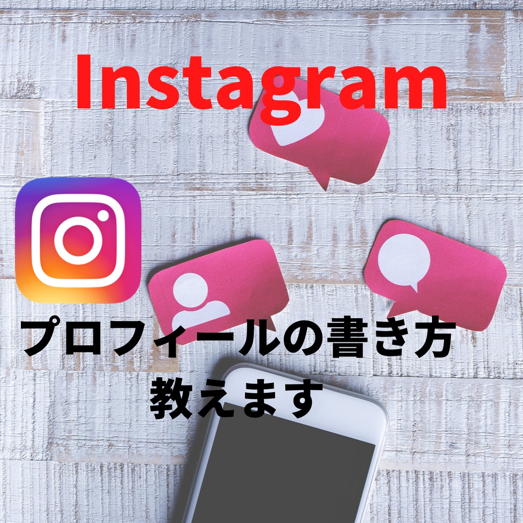 Instagramのプロフィールの書き方教えます あなたのファンが増える爆伸びさせる集客術 イメージ1