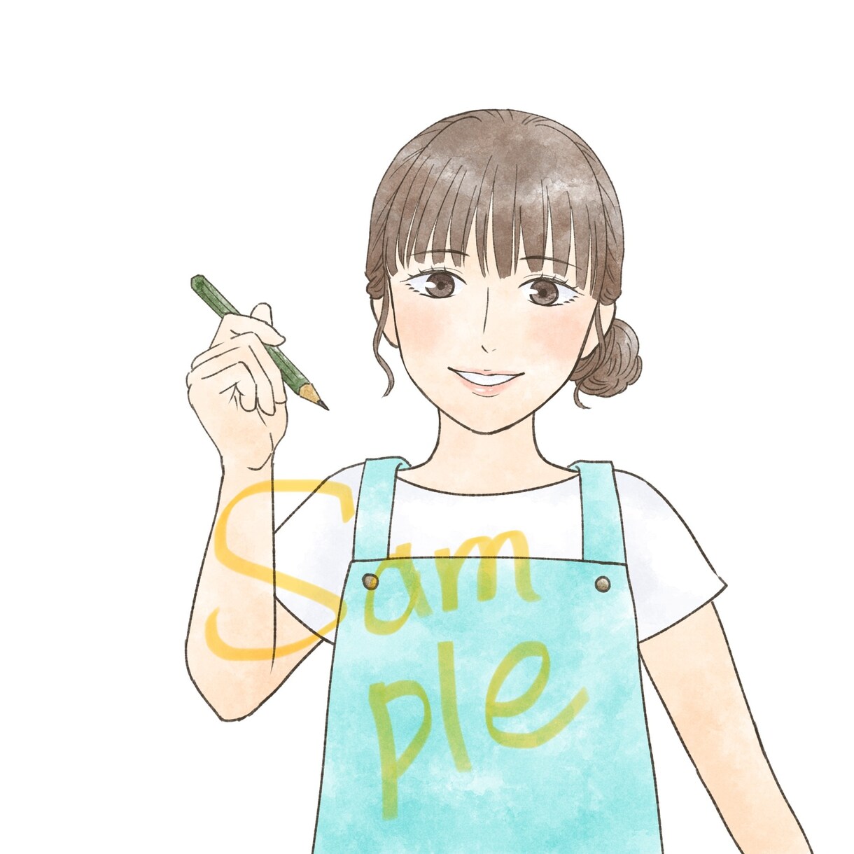 おしゃれで目を惹く♡優しい雰囲気のイラスト描きます 商用◎アイコンや挿絵、様々な用途に使えるおしゃれなイラスト♪ イメージ3