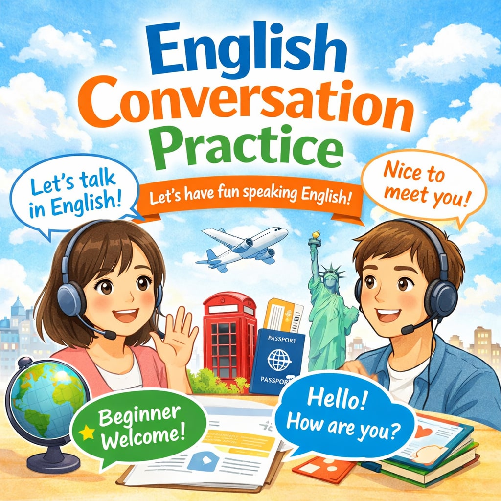 英会話の練習相手になります 気軽に楽しく英語でお話しましょう♪ イメージ1