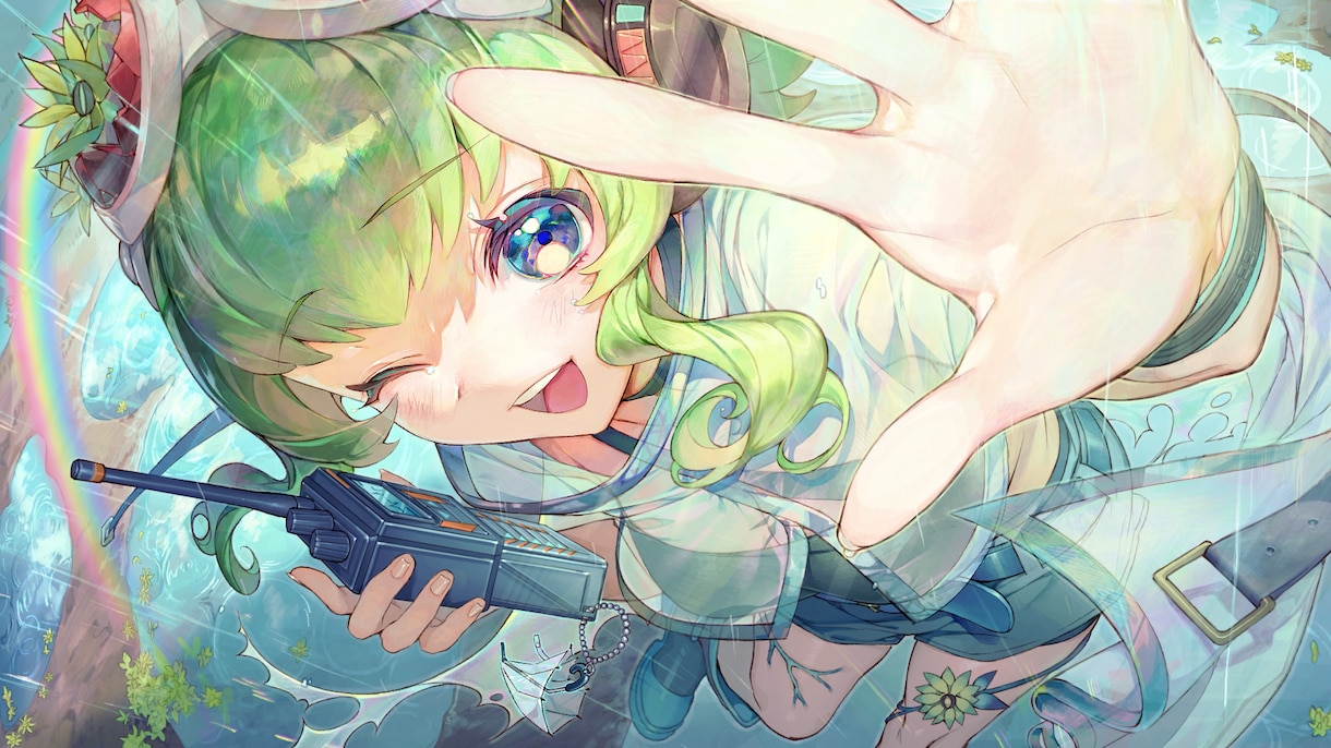 企業実績有/一枚絵作成いたします MVイラスト・サムネイル・配信者記念イラスト等作成します イメージ1