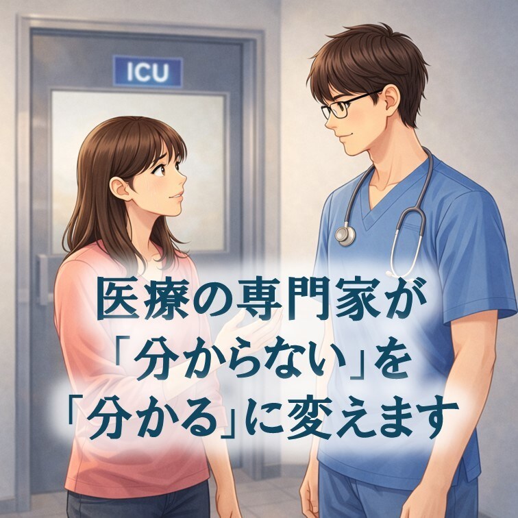 実績2.2万人ICU看護師✨医療用語を解説します ご本人/ご家族/ご友人が安心できる正確な情報をお届けします イメージ1