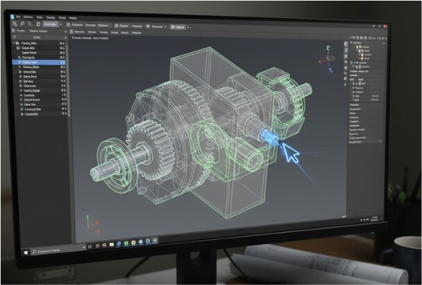 機械系の2D図面作成・3Dモデリングいたします 機械設計・図面化・モデリング・アセンブリング イメージ1