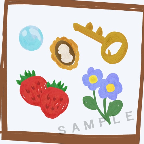 食べ物や動物、小物雑貨などのイラストを描きます ちょっとしたポイントイラストやSNSアイコンにも イメージ5
