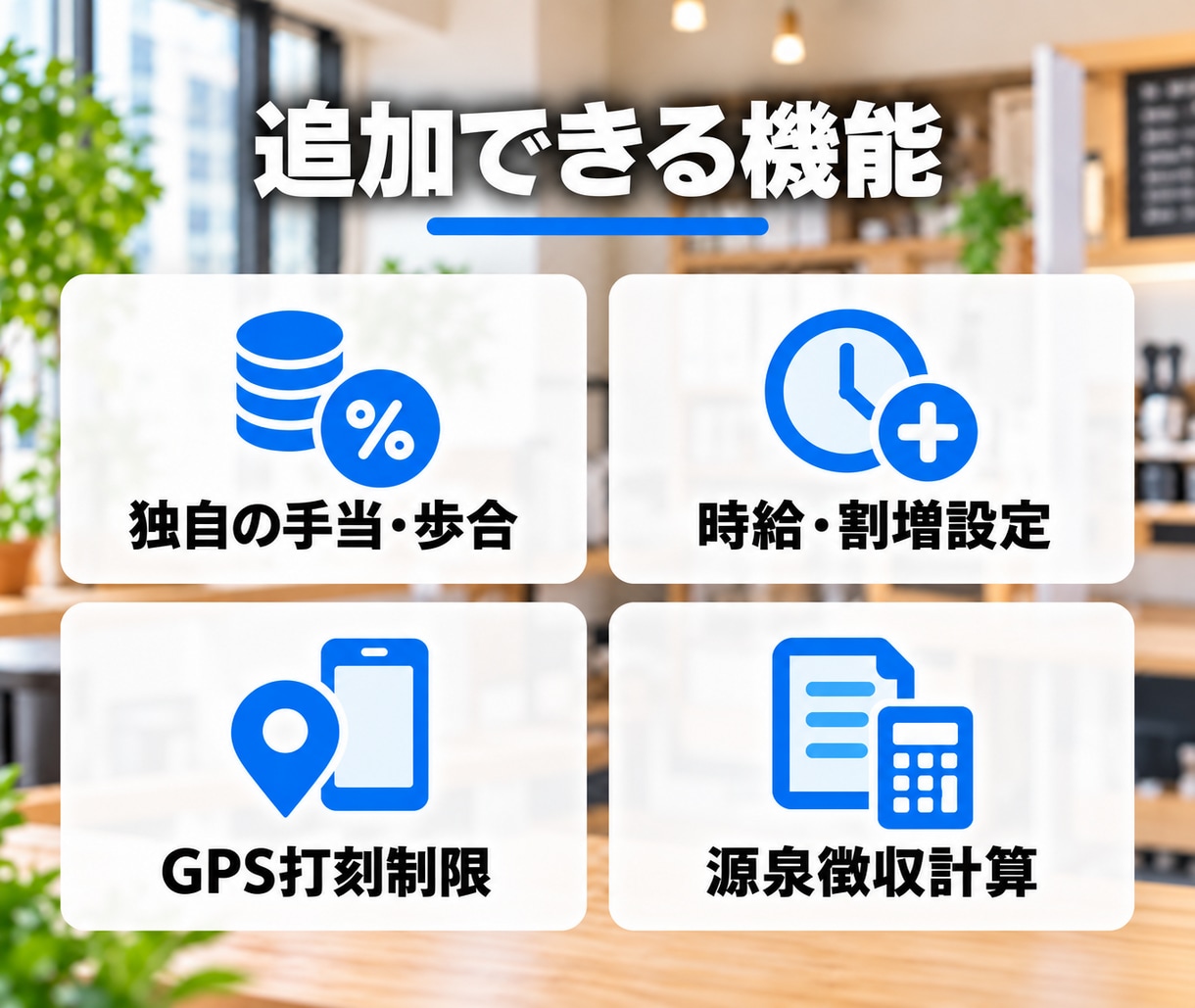 勤怠から給与計算までまとめるアプリを制作します 出退勤の打刻・給与集計・明細発行を一つにまとめます イメージ3