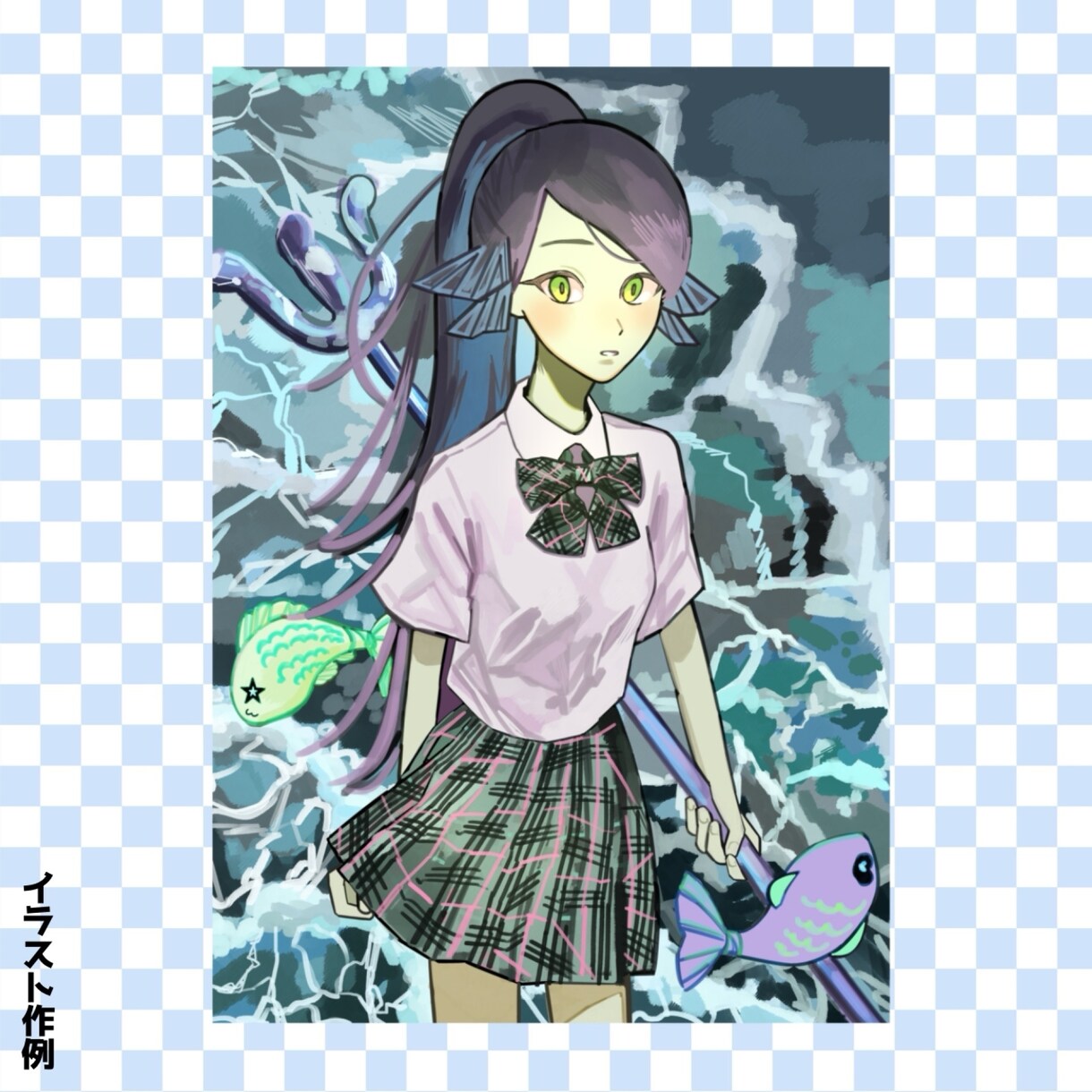 可愛いアイコン.サムネ.立ち絵etc.お描きします 背景込みの1枚絵もキャラクターイラストも作成します！ イメージ6