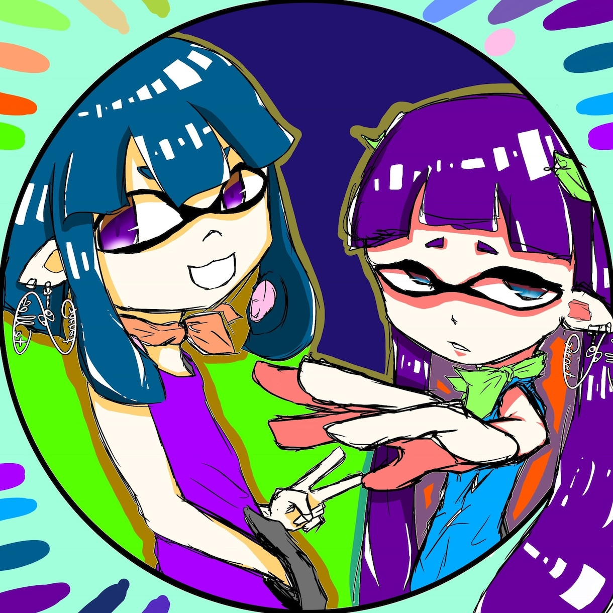 描きます Splatoon絵、オリジナル、アイコン絵描きます。 イメージ1