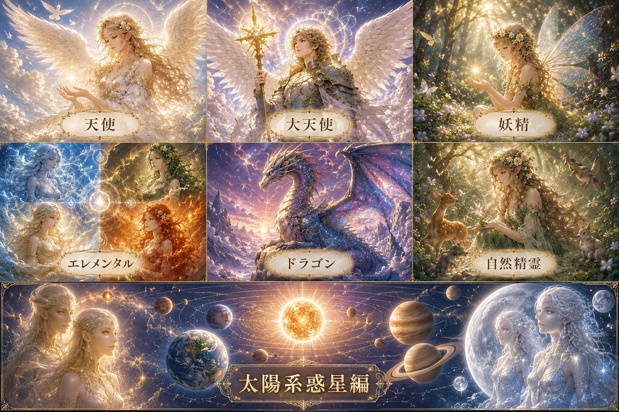 １週間で見えない存在を深く学べます 天使・妖精・精霊・龍・アストラルなど１つ選べます イメージ2
