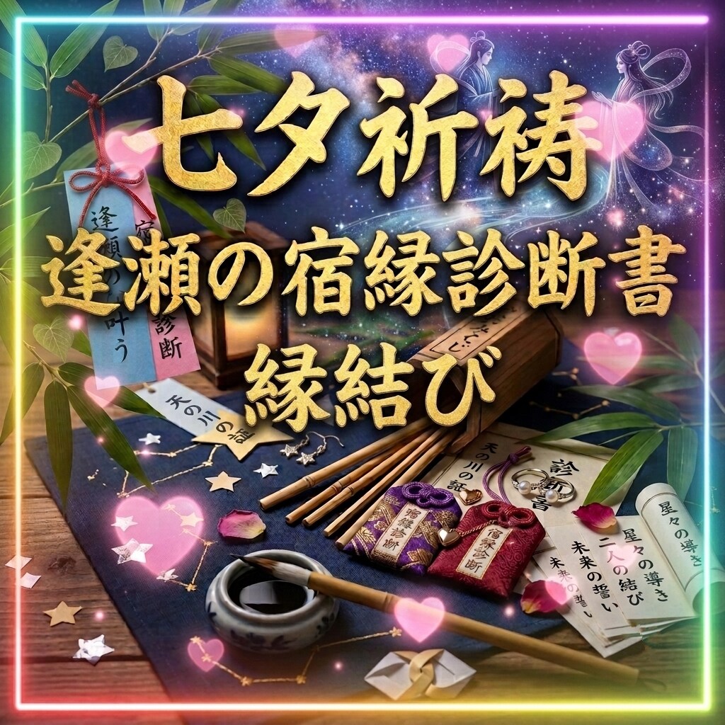 七夕祈祷◆逢瀬の宿縁診断で二人の縁結びを叶えます 7/7迄限定◆織姫と彦星が交わる奇跡の引力で強い絆を結びます イメージ1