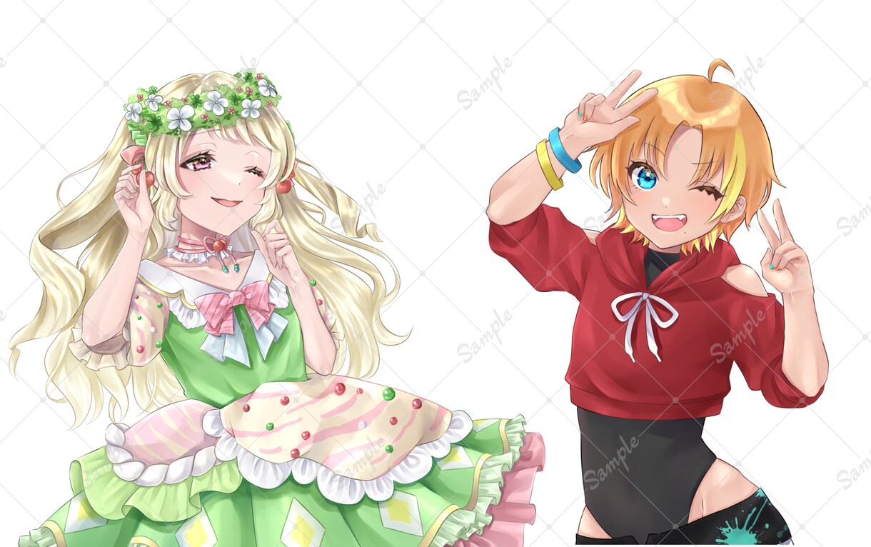 現役ライバーが立ち絵制作いたします IRIAM向け立ち絵制作実績50件以上！ イメージ4