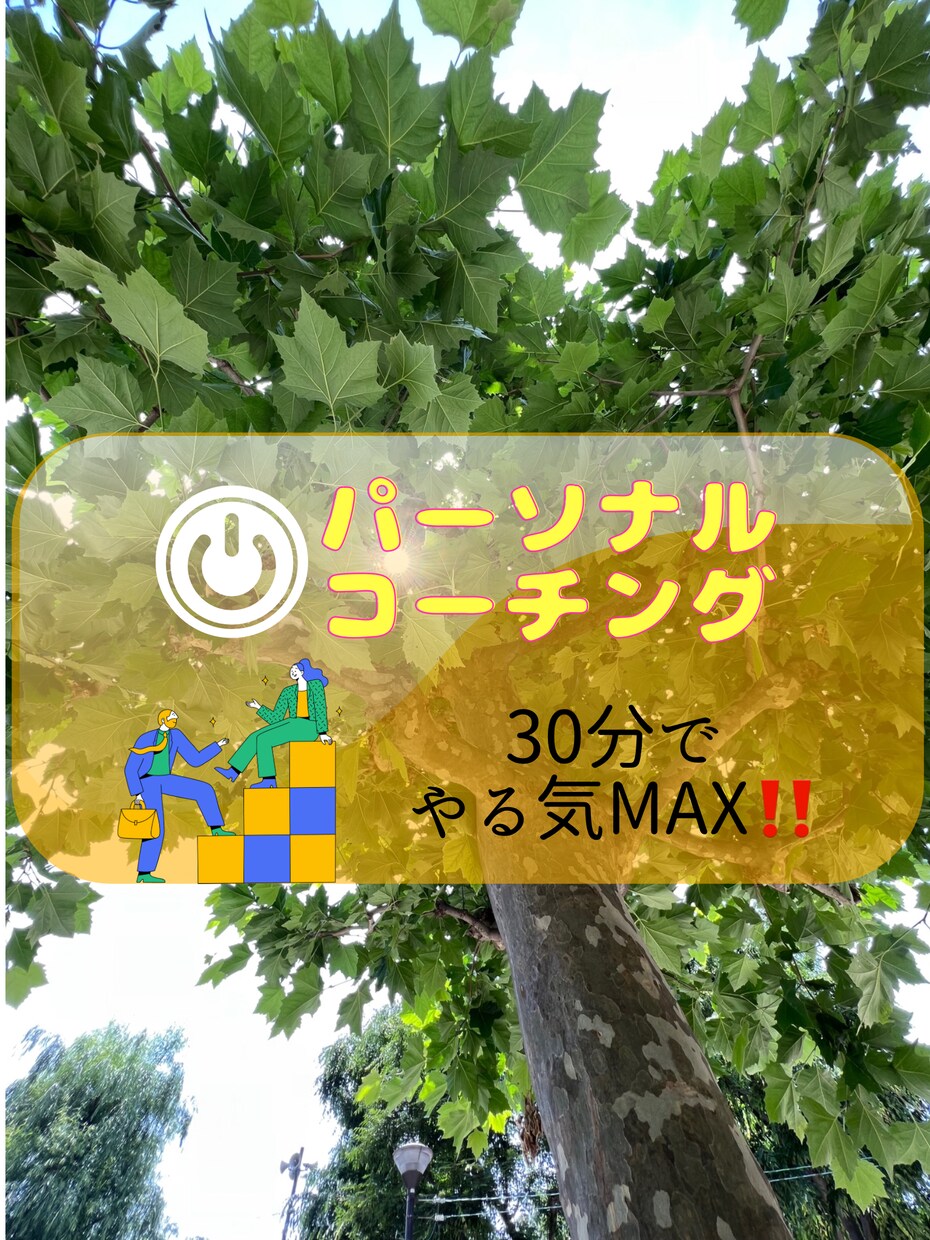 30分でやる気Maxに回復するコーチングをします 夢を叶えたあなたに会いにいくワークにより夢が予定に変わります イメージ1