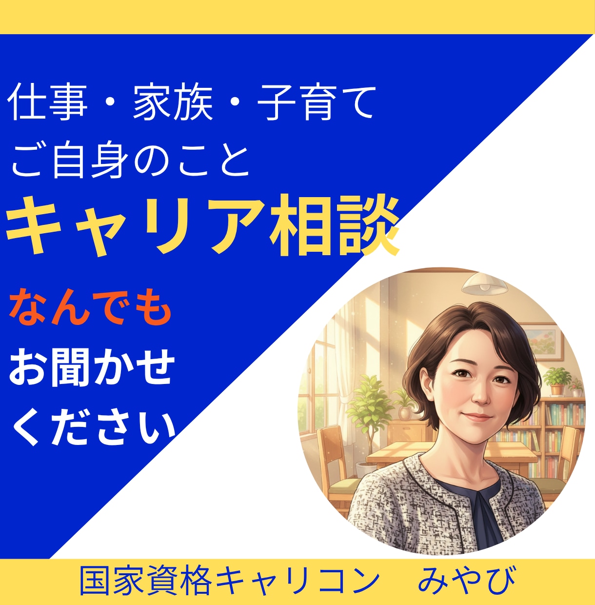 キャリコンが、あなたらしい次の一歩を一緒に考えます 転職ありきではない、仕事・家族・自分のキャリア相談 イメージ1