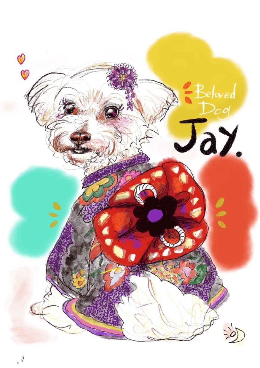 やさしいタッチでペットの似顔絵を描きます 絶賛修行中！お手頃価格で請け負います！ イメージ4