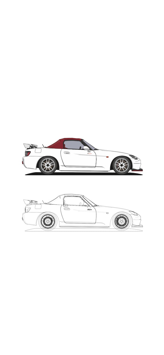 写真をベースに愛車のイラストを作成致します 愛車をイラスト化、ステッカー、ポスター、tシャツなどで使用 イメージ10