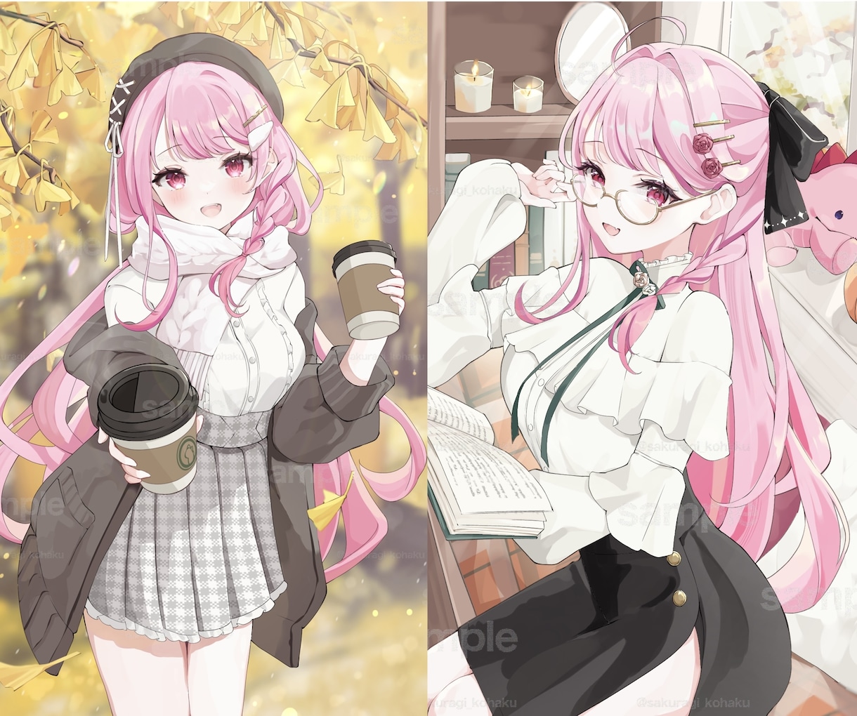 可愛いイラストお描きします アイコンやヘッダーサムネイル立ち絵用イラストご提供いたします イメージ5