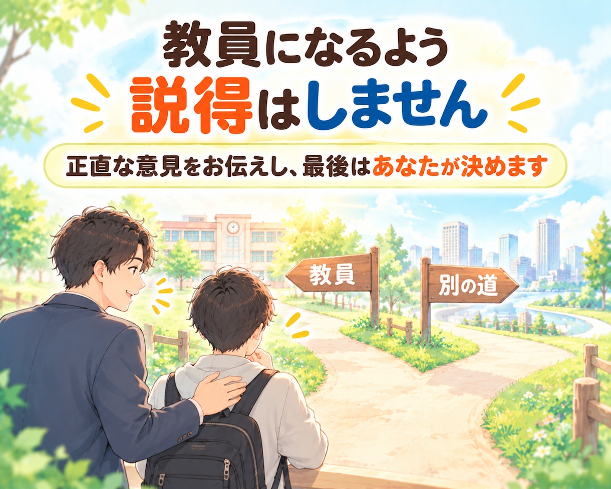 教師に向いていない？不安な方の進路を一緒に考えます 現役12年教師×カウンセラー×小説家と未来を見つめる60分間 イメージ4