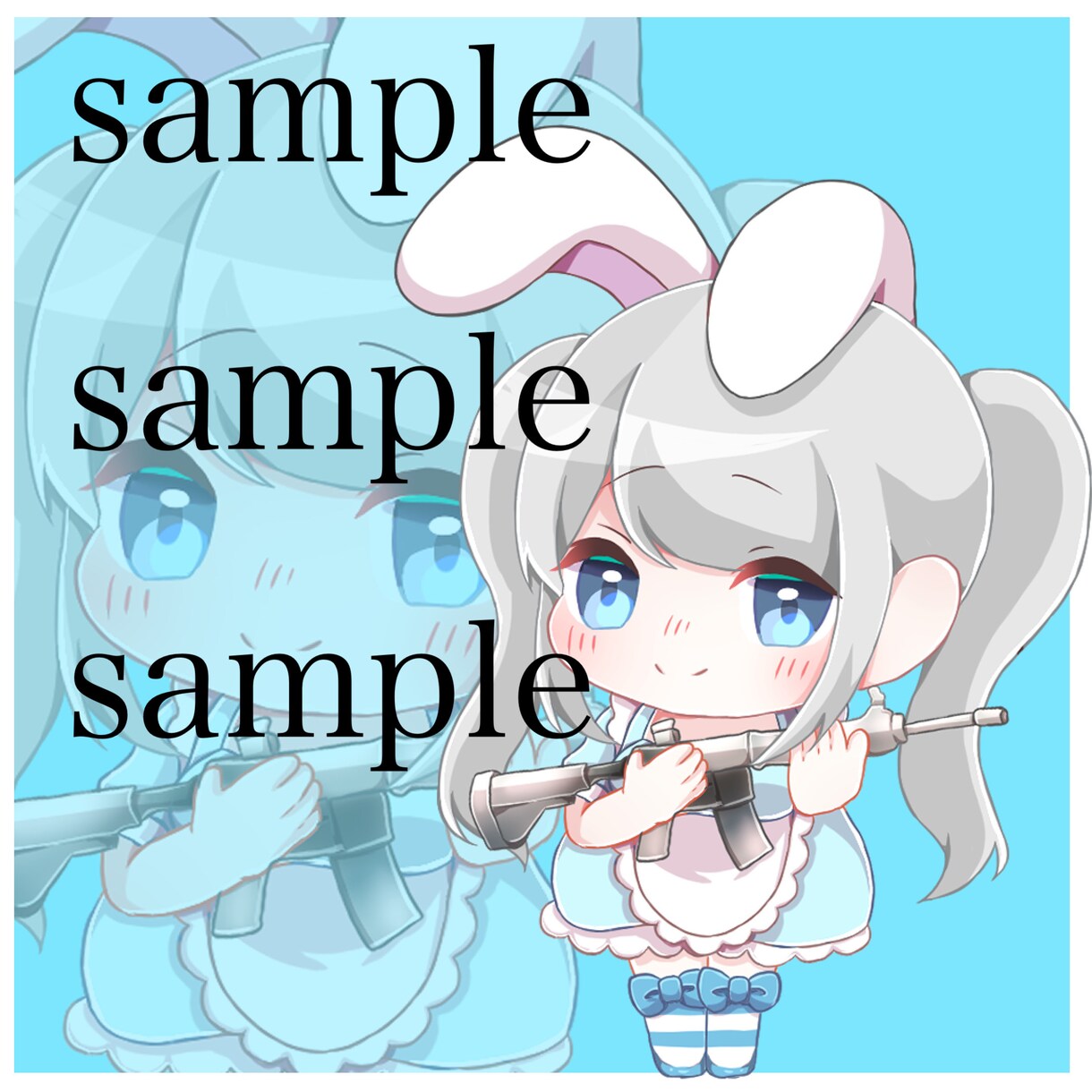 PUBGイラスト描きます かわいいミニキャラであなただけのイラスト描きませんか？ イメージ3
