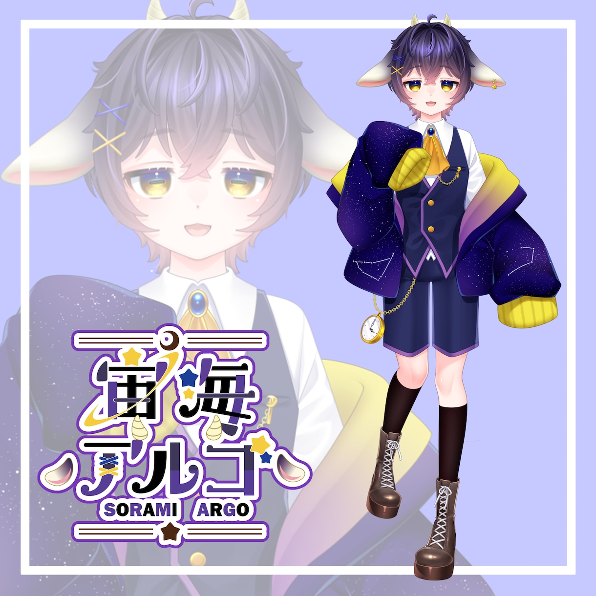 立ち絵、アイコン等イラスト制作します ゆめかわ、やみかわ大得意です！！ イメージ3