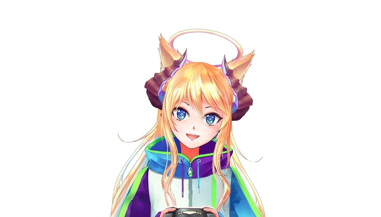 イラスト作成、LIve2Dのモデリングします 厚塗りメインのイラスト、キャラデザ、Live2Dのモデリング イメージ9