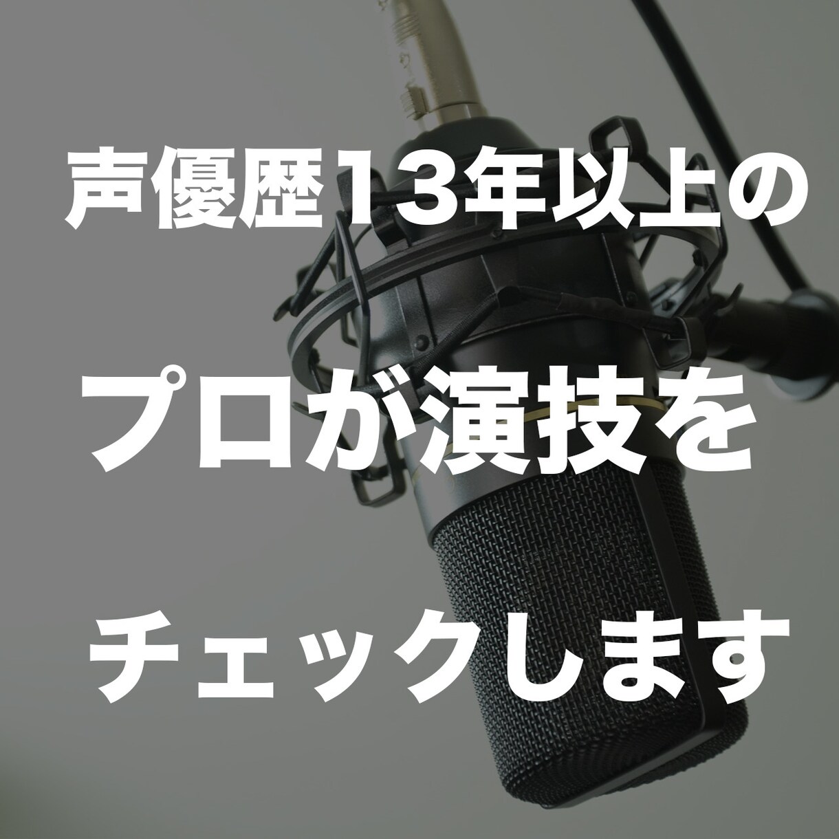 ボイスサンプルや演技を添削します 声優歴13年のプロがあなたの演技をサポート イメージ1