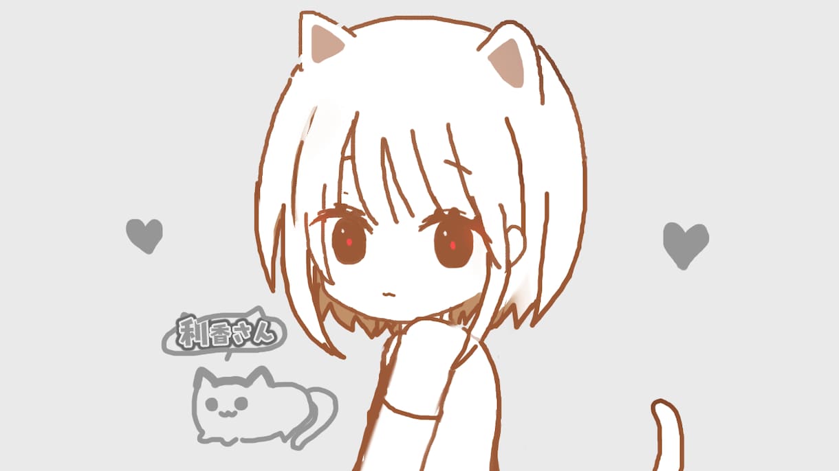 シンプルでふわふわかわいいアイコンを描きますます 動画にも使えるサイズのイラストです イメージ4