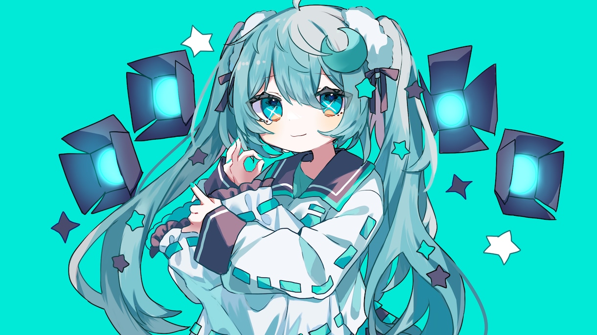 ポップでかわいいMV用イラストお描きします 経験豊富なイラストレーターが個性的なイラストをお描きします イメージ1