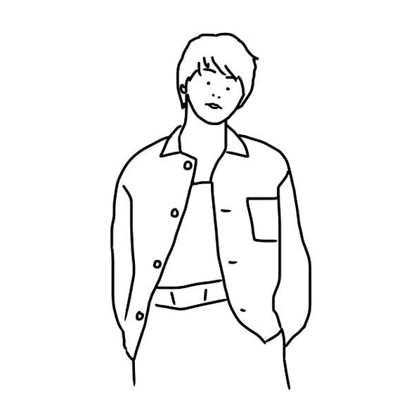 モノクロでシンプルなイラスト描きます \( ˆoˆ )/ アイコンやプレゼントにぜひ！ イメージ2