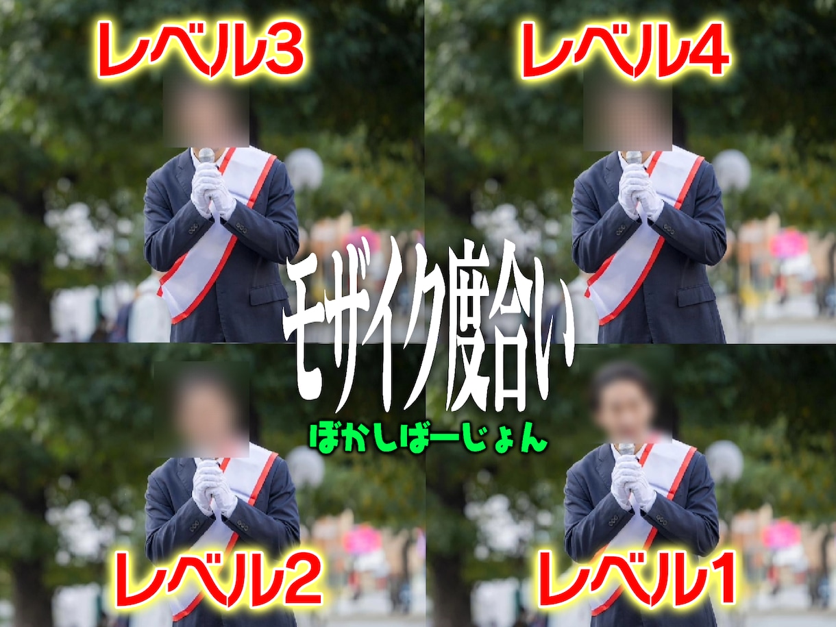 面倒なモザイク処理お手伝いします 追従など手間のかかるモザイク処理、お任せ下さい！ イメージ2