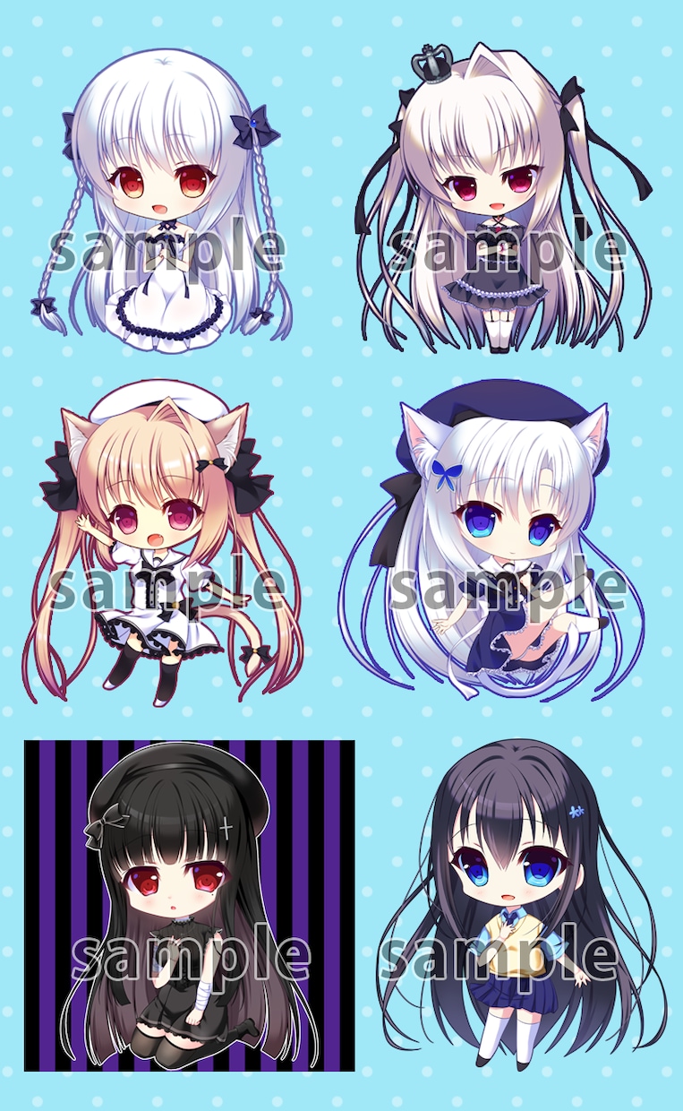 SDキャラ(デフォルメ)イラストオーダー承ります SNSのアイコン・ヘッダーなどにご利用頂けます！ イメージ4