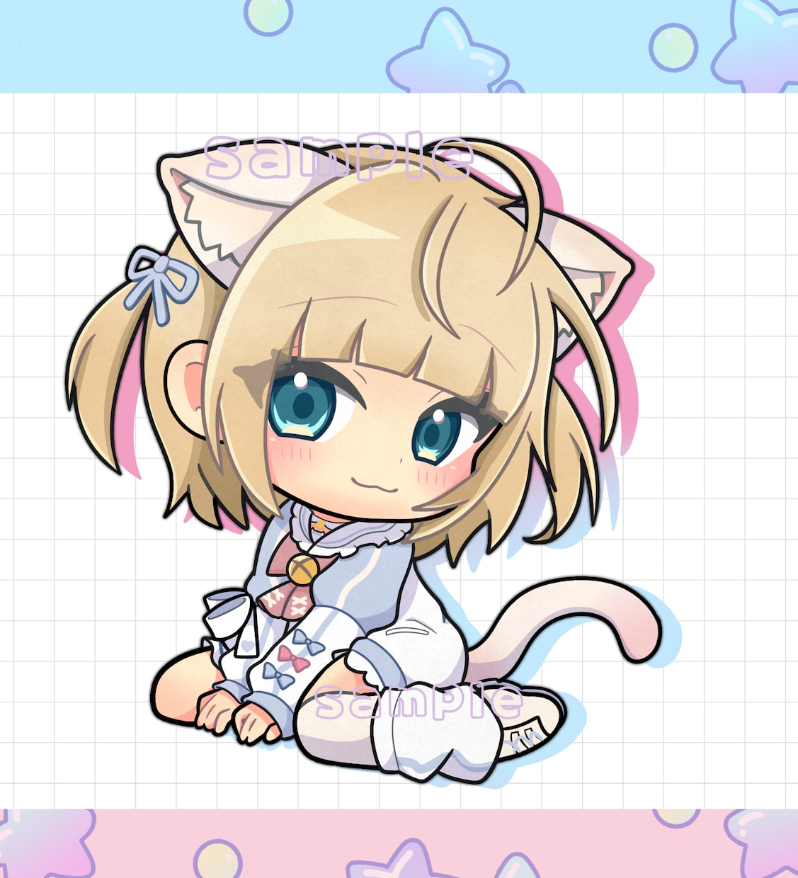 商用OK！ミニキャラ /SDキャラお描きします 男性ライバー、女性ライバー共にご依頼頂いております！ イメージ9