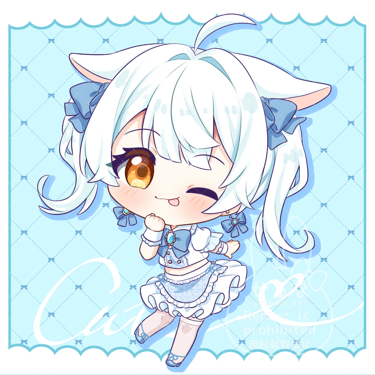 タイプB　かわいいSDイラスト描きます グッズ等に！2頭身のシンプルイラスト イメージ7
