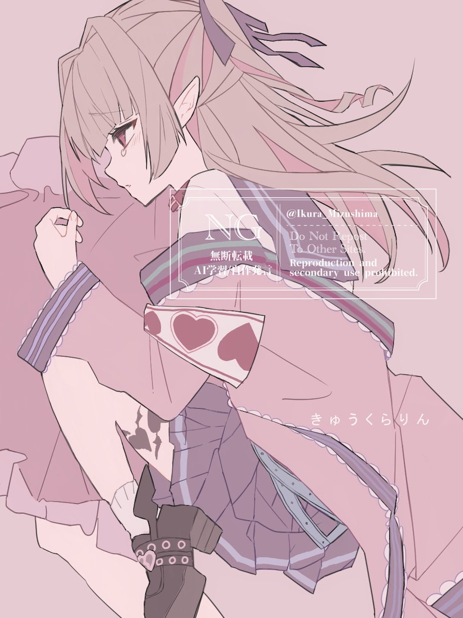 物語と空気感を纏うオシャレな一枚絵を描きます 手描き感のあるエモーショナルなキャラクターイラスト イメージ6
