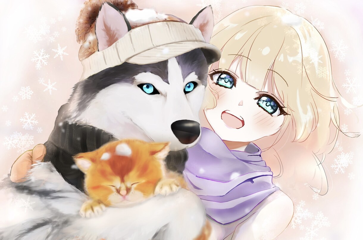 デジタルでオリジナルのイラストを描きます 可愛らしい女の子から美しい女の子、男の子も描きます！！！ イメージ4