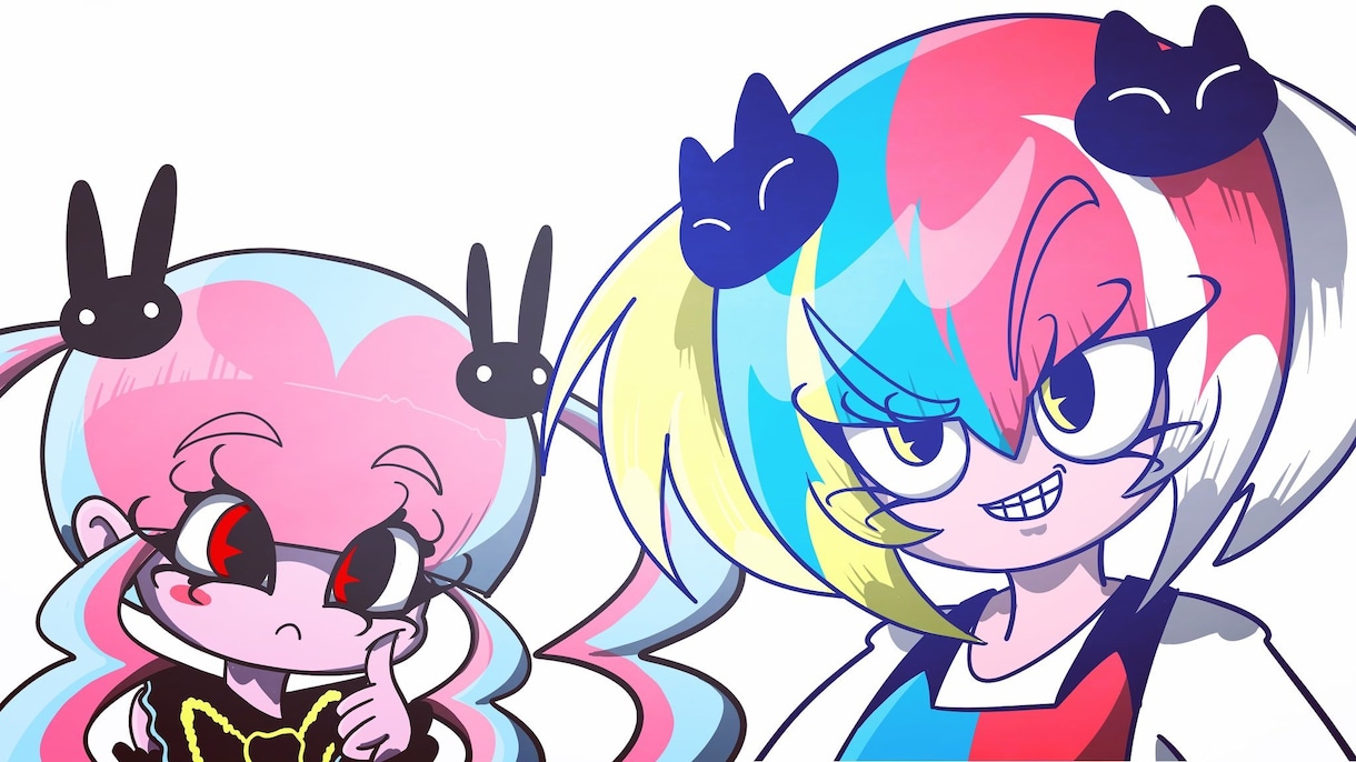 アニメーション・キャラデザ・MVを制作します ちょっとレトロチックな海外アニメ風動画が得意です イメージ1