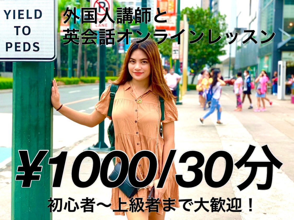 外国人講師がオンライン英会話します 初心者～上級者まで大歓迎！オンライン留学/交流しましょう！ イメージ1