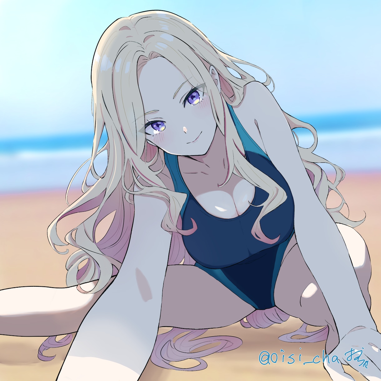 可愛い女の子のイラスト作成します 水着、露出度高めの衣装を着たセクシーな女の子が得意です イメージ2