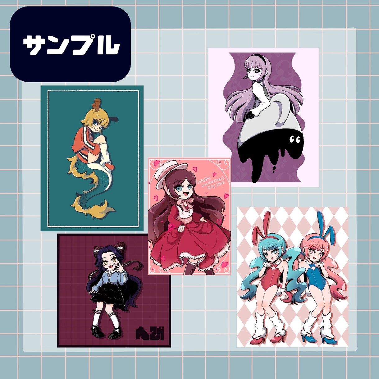 人物イラスト制作します オリジナルキャラクターの一枚絵作成します。 イメージ2